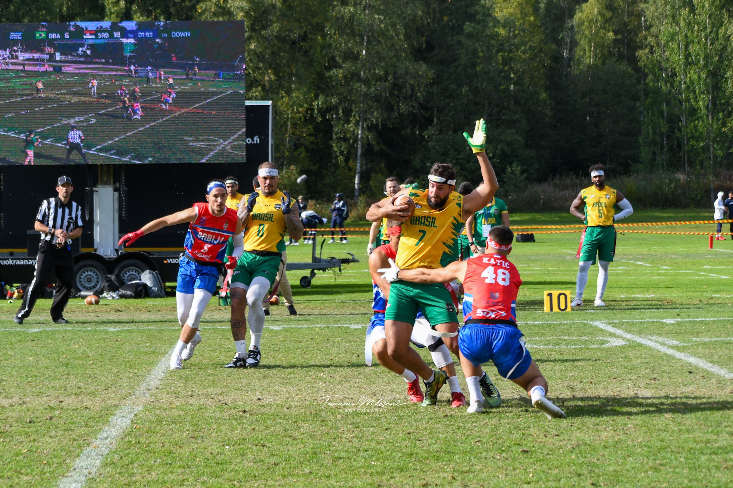 Srbija - Brazil, Svetsko prvenstvo u fleg fudbalu (foto: Tamara Milošević/SAAF)