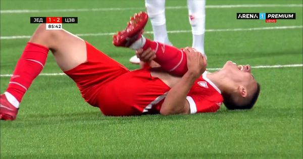 Užasan start fudbalera Zvezde za direktan crveni karton!