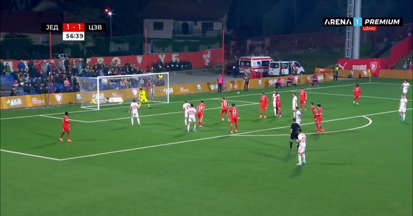 Kakva šansa za Zvezdu, ali je Krunić pogodio stativu