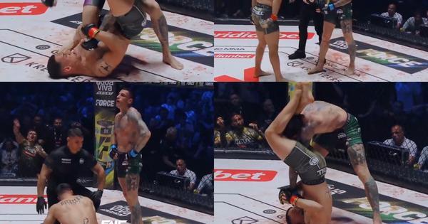 Džoker Ilić se predao! Hrvat ga uhvatio u polugu i odbranio titulu prvaka, Srbin doživeo krah u prvoj rundi!