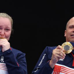 Zorana Arunović i Damir Mikec (ALAIN JOCARD / AFP)