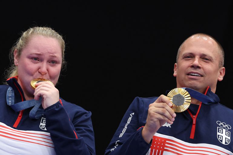 Zorana Arunović i Damir Mikec (ALAIN JOCARD / AFP)