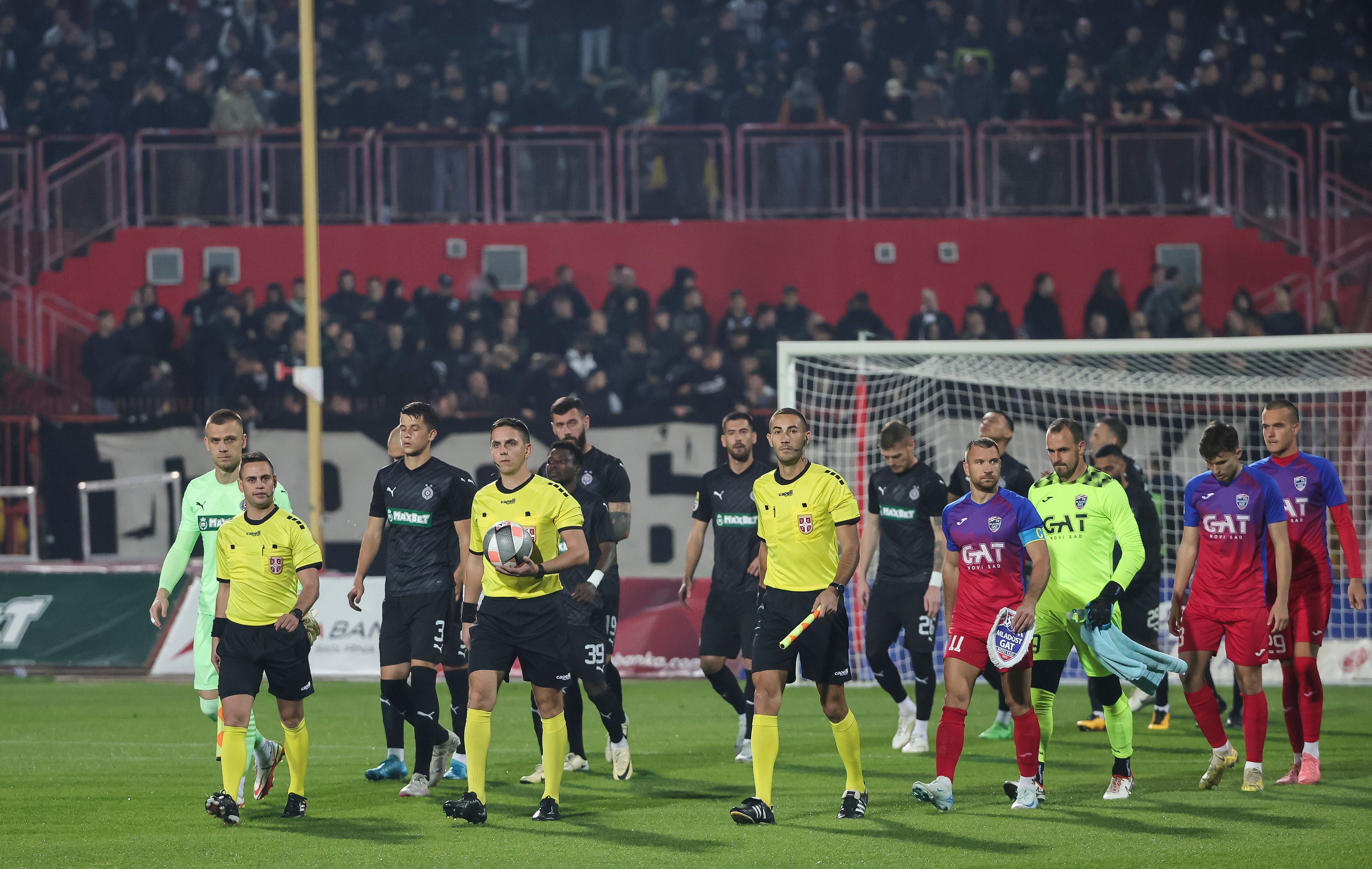 Detalj sa meča FK Mladost GAT - FK Partizan, Kup Srbije