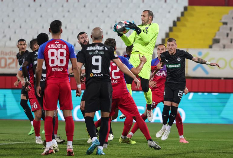 Detalj sa meča FK Mladost GAT - FK Partizan, Kup Srbije