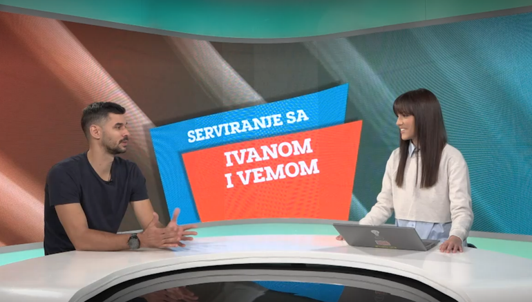 "Serviranje sa Ivanom i Vemom": Kako izgleda kada primač zaigra kao tehničar