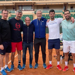 SPREMNI ZA ŠLJAKU Evo sa kim Đoković trenira u Monte Karlu pred start mastersa u Kneževini /VIDEO/