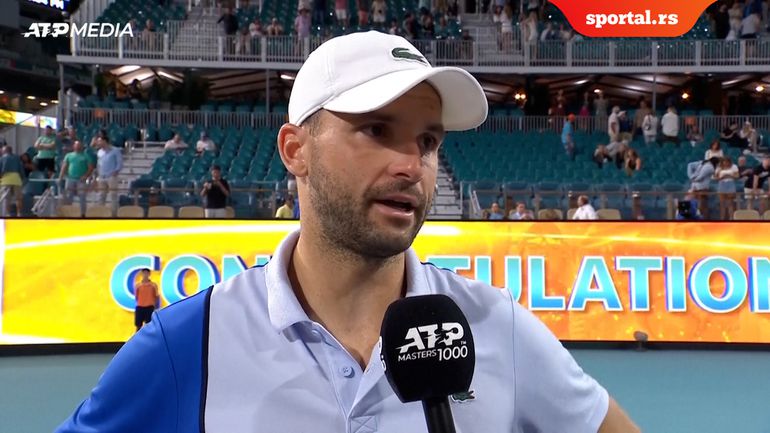 Dimitrov: Finale je samo "trešnja na vrhu torte"