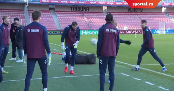 Danska odradila poslednji trening pred Češku