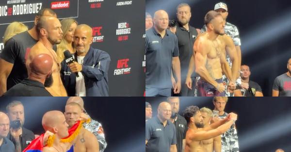 UFC doneo haos: Delirijum zbog Janičića i Todorovića na merenju, Albancu posle "orla" zviždala cela Arena! /VIDEO/