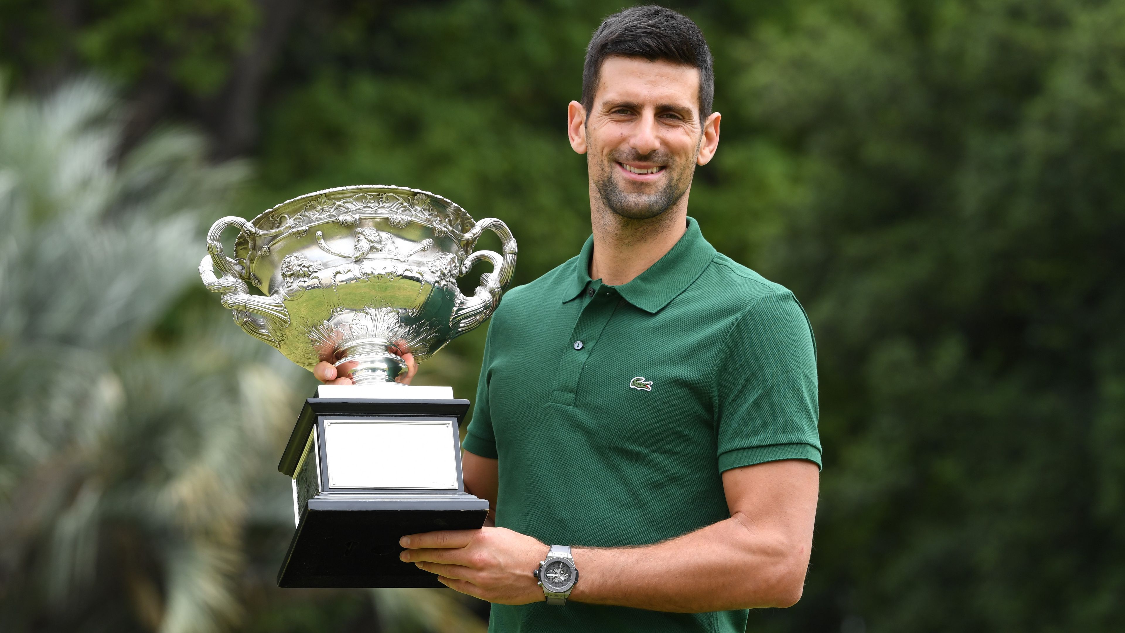 Novak Djokovics karrierje 22. Grand Slam-trófeájával.
