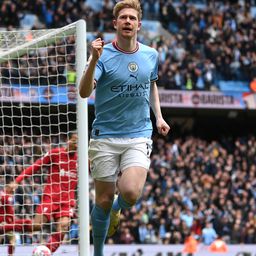 Kevin De Bruyne góljával szerezte meg a vezetést a Manchester City