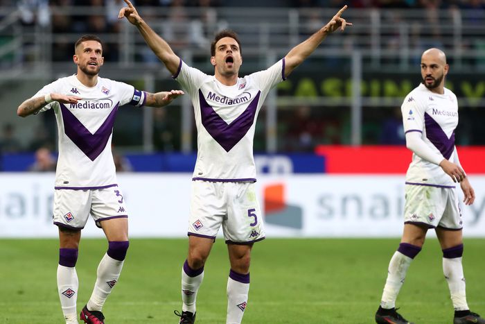 Giacomo Bonaventura (középen) gólja döntött az Inter ellen