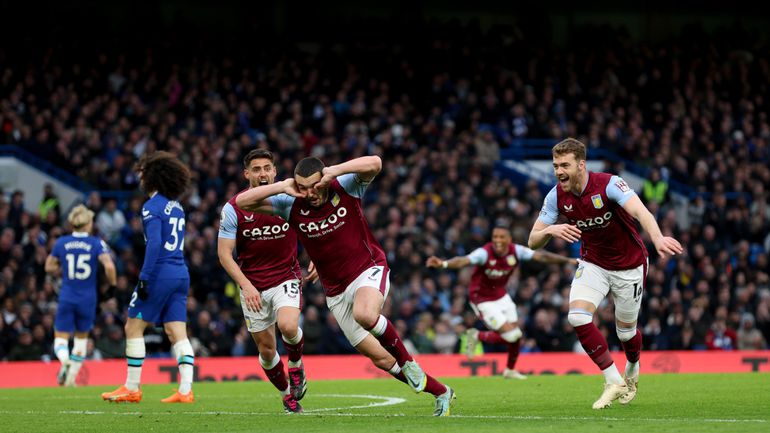John McGinn (7) gólja után már nem volt visszaút a Chelsea-nek