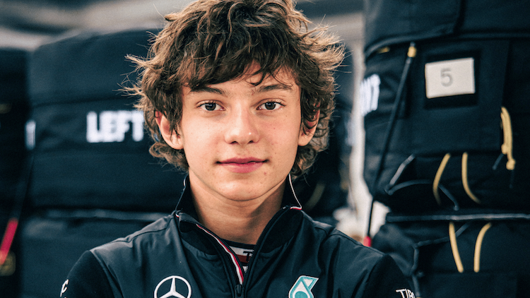 Andrea Kimi Antonelli Ausztriában teszteli a Mercedes 2022-es autóját