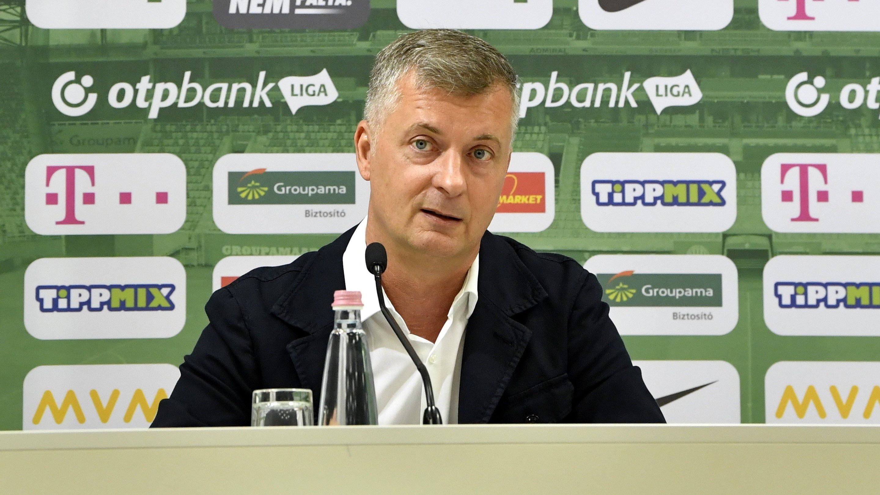 Kubatov Gábornak nem tetszett a mezőkövesdiek hibája... (Fotó: MTI/Máthé Zoltán)