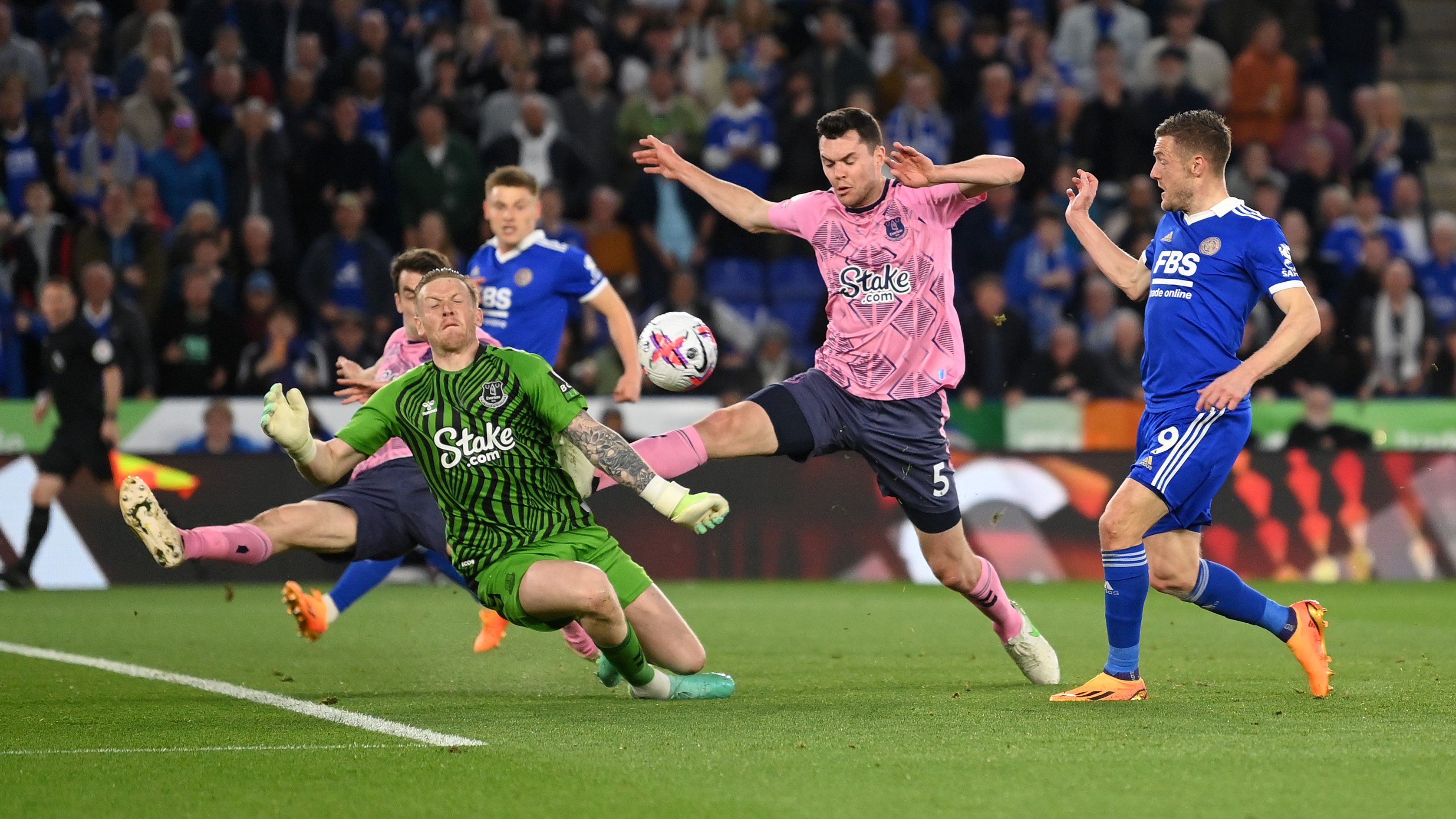 Vardy gólt szerzett az Everton elleni meccsen, a 2–2-es döntetlen után mégsem lehetett maradéktalanul elégedett a Leicester csatára.