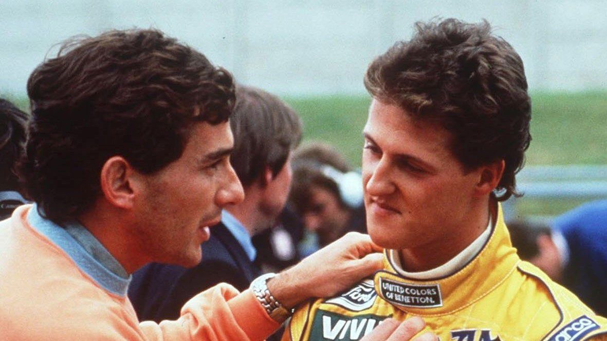 Ayrton Senna és Michael Schumacher 1992-ben