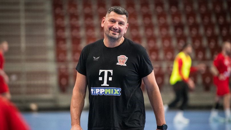 Sterbik Árpád szerencsére jobban érzi magát (Fotó: Facebook/Telekom Veszprém Handball Team)