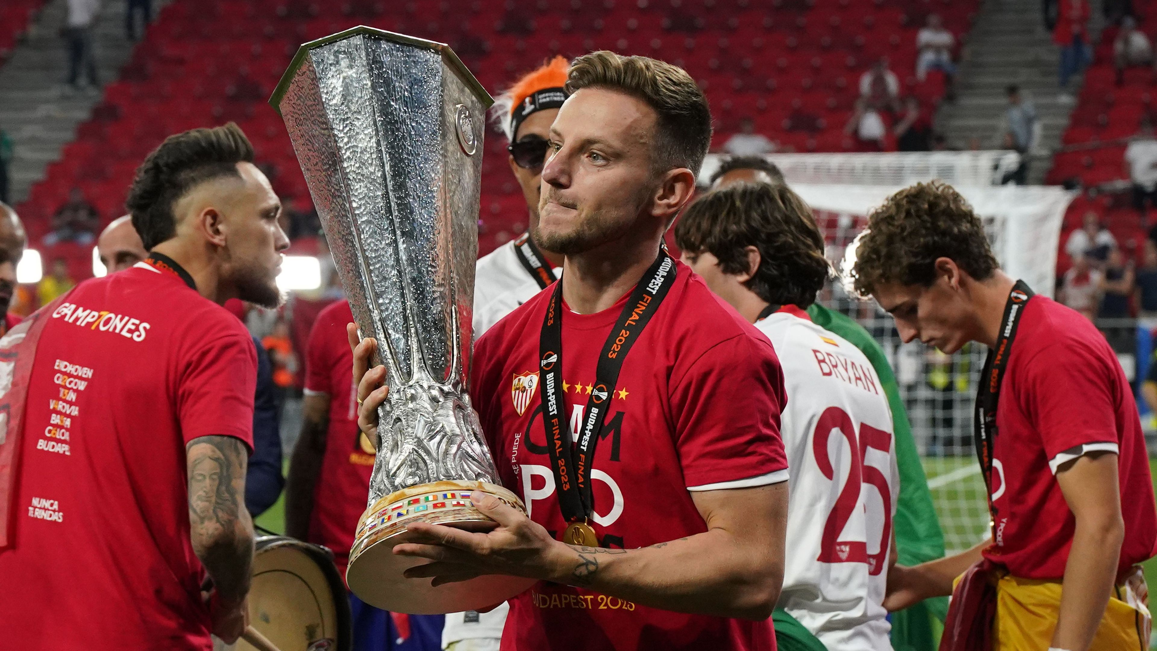 A spanyol Sevilla nyerte a budapesti Európa-liga döntőt (Fotó: Getty Images)