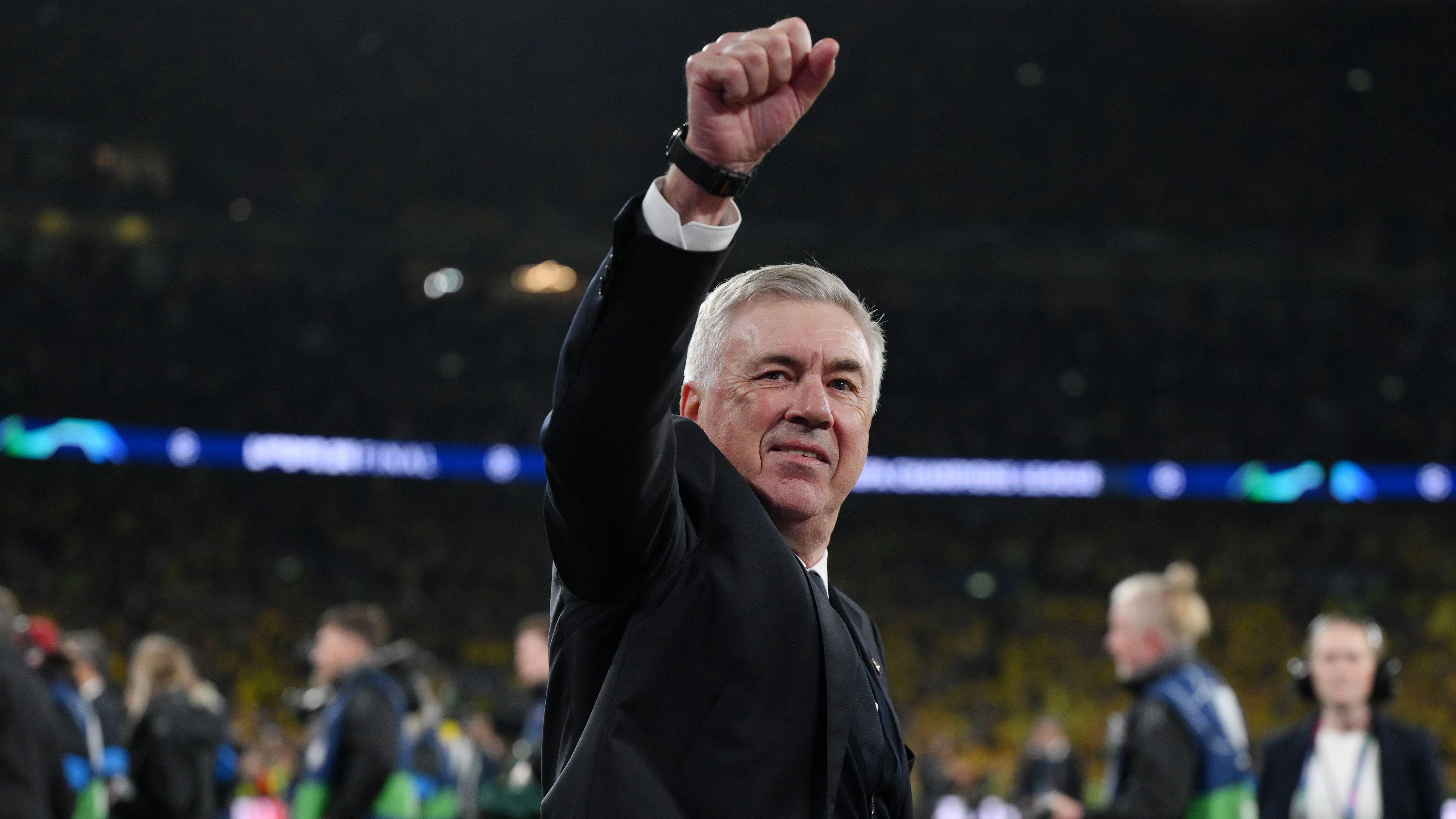 Továbbra is motivált Carlo Ancelotti, pedig a Milannal kétszer, a Real Madriddal háromszor nyert Bajnokok Ligáját. (Fotó: Getty Images)