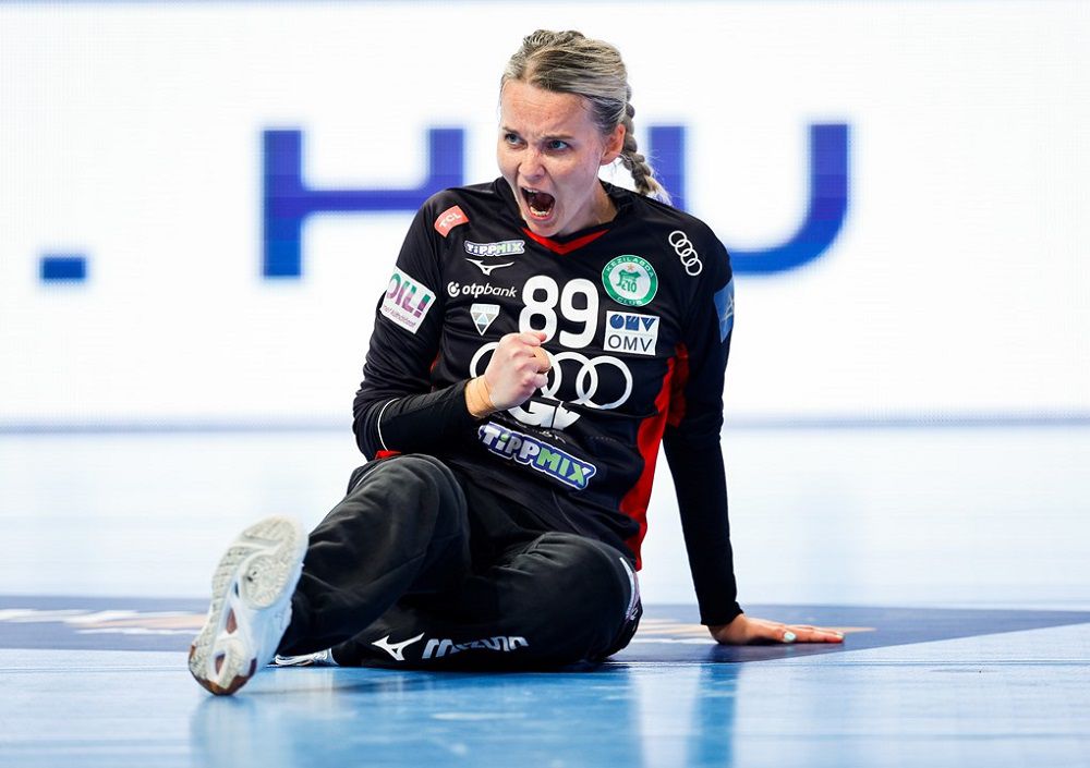 Sandra Toft nem csak az első félidőben védett szenzációsan (Fotó: EHF)
