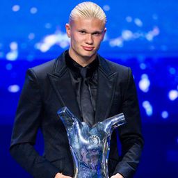 Kínos pillanat az UEFA-gálán: elírták Haaland nevét