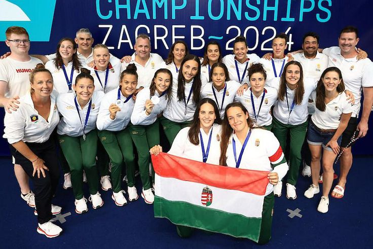 Ismét ezüstérmes a magyar válogatott a női ifjúsági vízilabda Eb-n