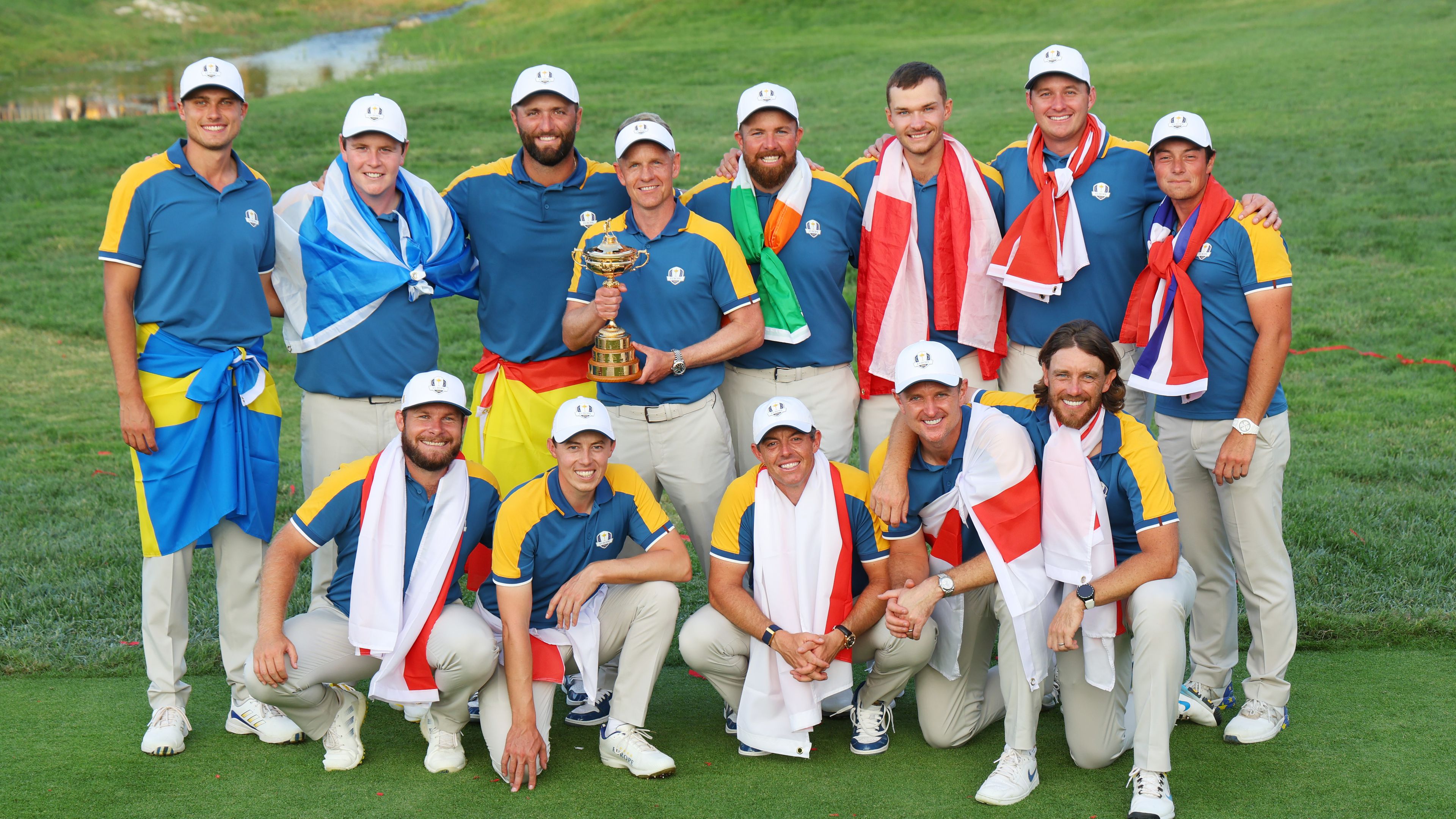 Európa válogatottja nyerte meg vasárnap Rómában a golfozók 44. Ryder Kupáját