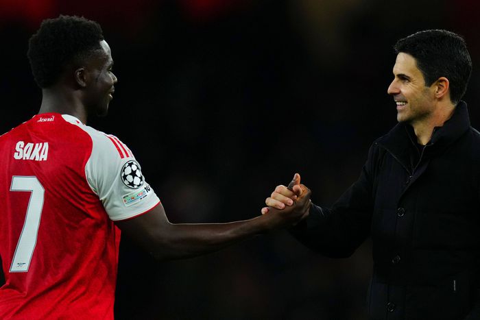 Saka két gólt szerzett eddig az angol bajnoskságban ebben a szezonban