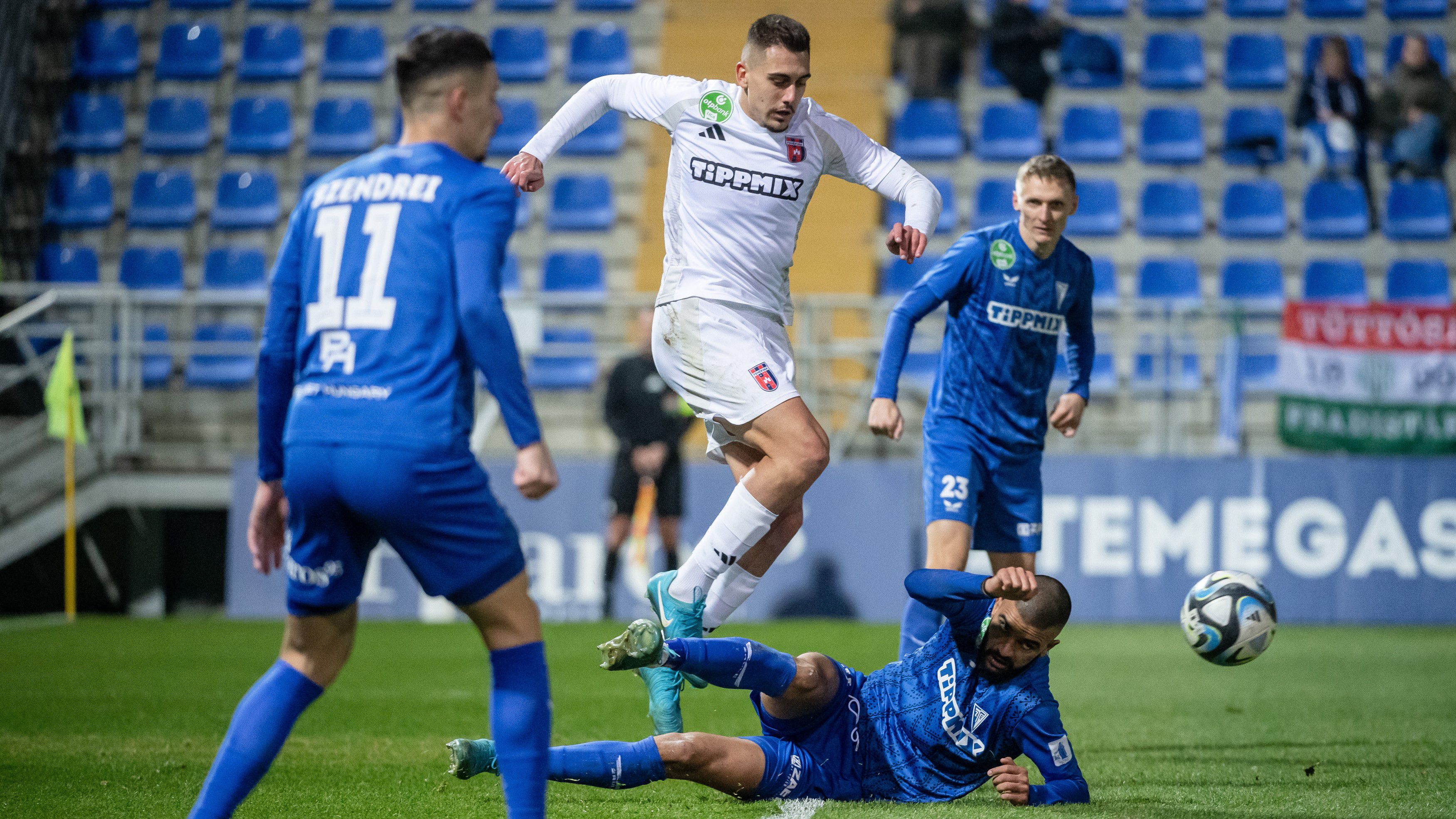 A fehér mezes Fehérvár először nyert vendégként ebben a bajnokságban (Fotó: fehervarfc.hu)