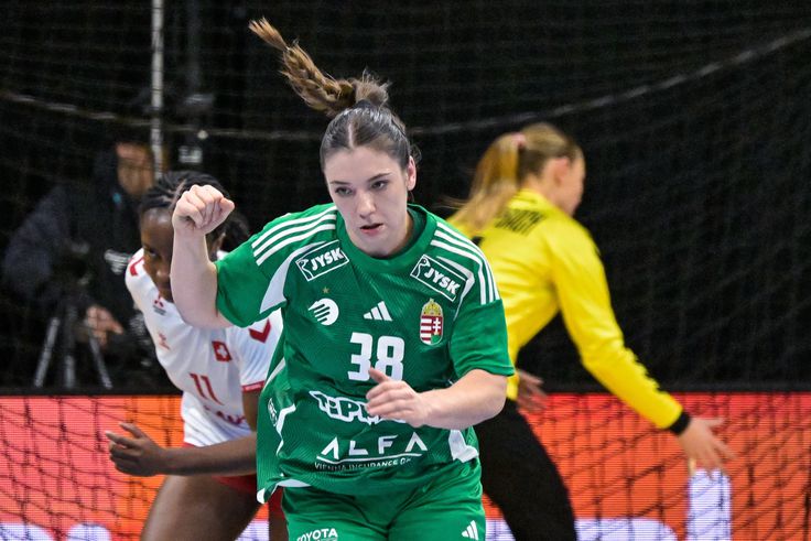 A 40. perctől talált magára a nemzeti csapat, Vámos Petra lett a mérkőzés legjobbja. Fotó: MTI