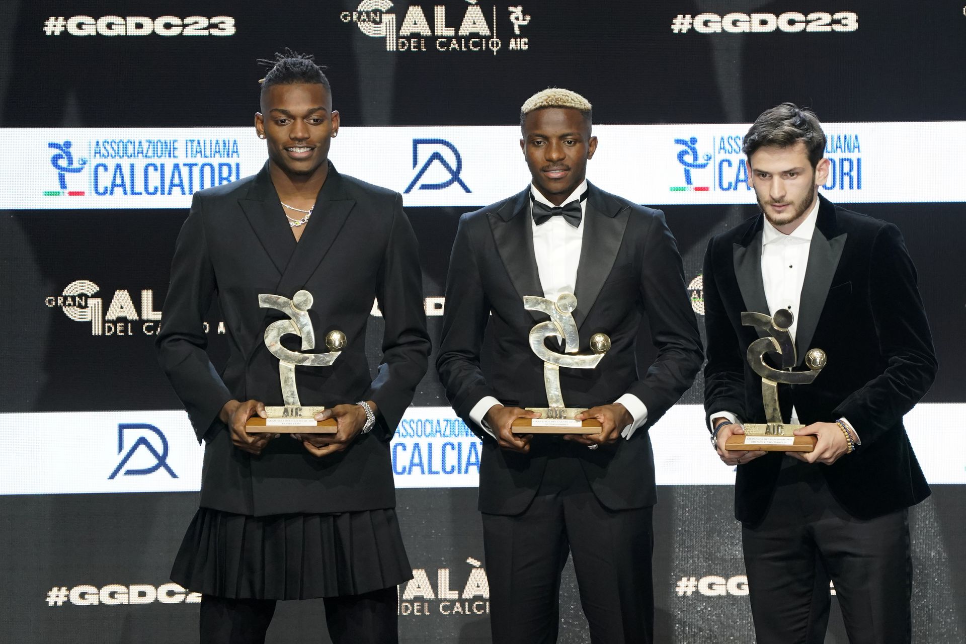 Rafael Leao szoknyában (Fotó: Getty Images)