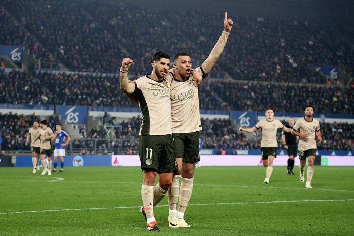 A PSG két nyerőembere: Marco Asensio és Kylian Mbappé
