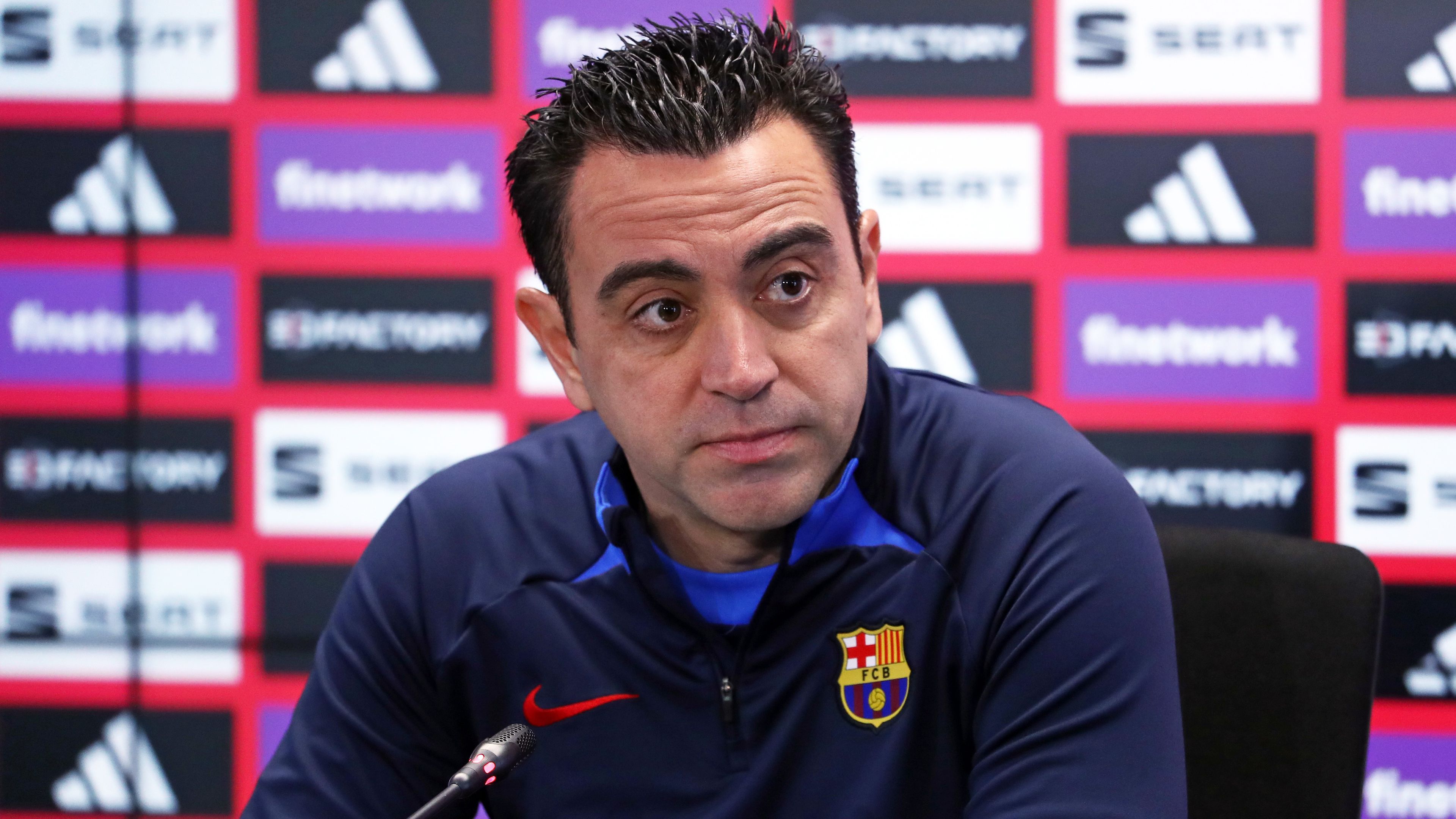 Xavi, a Barcelona vezetőedzője.