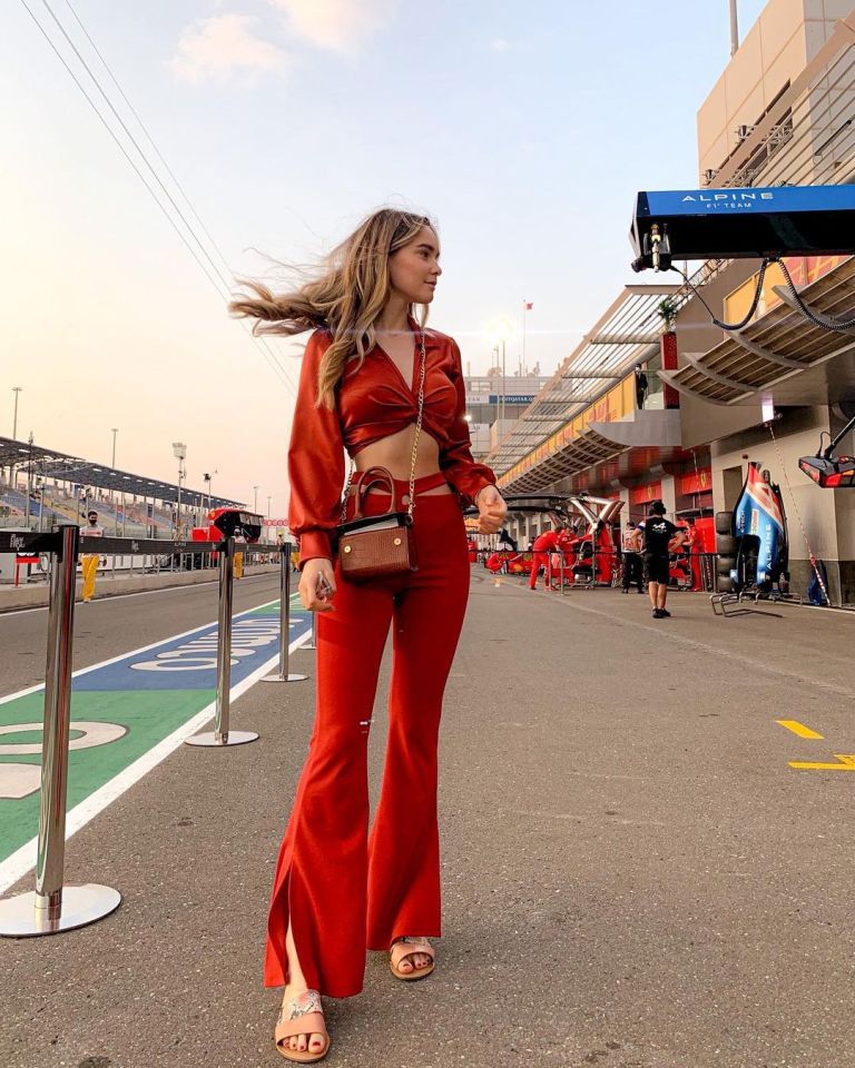 Elena Berrinek megismerkedésükkor fogalma sem volt róla, hogy Ocon az F1-ben versenyez /Fotó: Instagram
