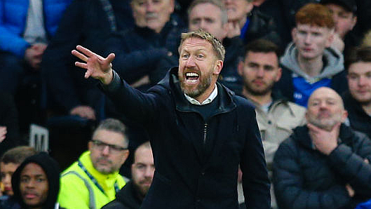 Graham Potter munkáját megköszönték (fotó: Getty Images)