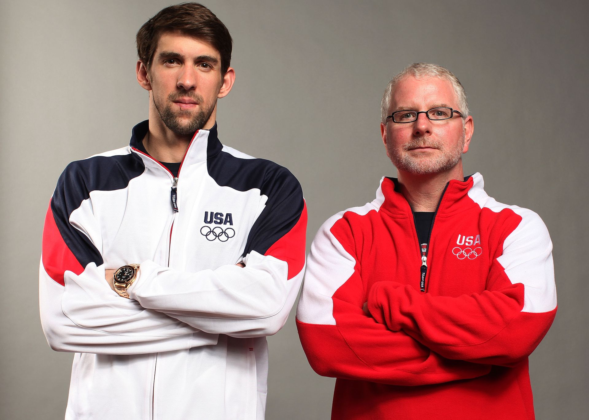 A legnagyobb úszó a legnagyobb edzővel: Michael Phelps és Bob Bowman (Fotó: Getty Images)