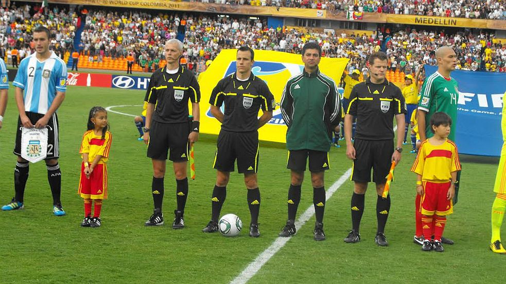 A 2011-es kolumbiai U20-as vb-n (fotó: Vad II István)