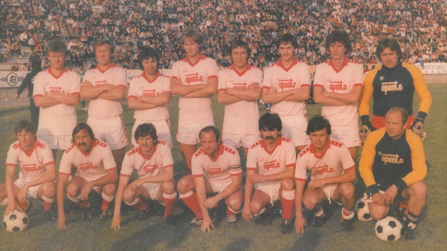 A siófoki csodacsapat, avagy 1984-ben másodosztályú együttesként lett kupagyőztes a Bányász (fotó: magyarfutball.hu)