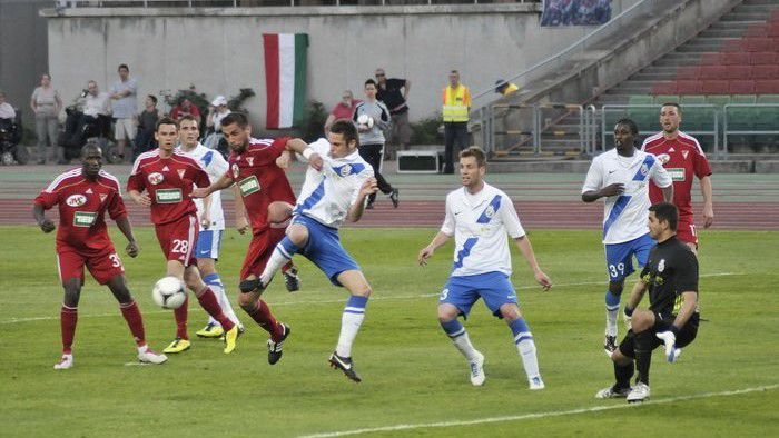 Legutóbb az MTK játszott NB II-esként kupadöntőt, de a 2012 tavaszán játszott mérkőzést a Debrecen nyerte meg a Puskás Ferenc Stadionban. (Fotó: magyarfutball.hu)