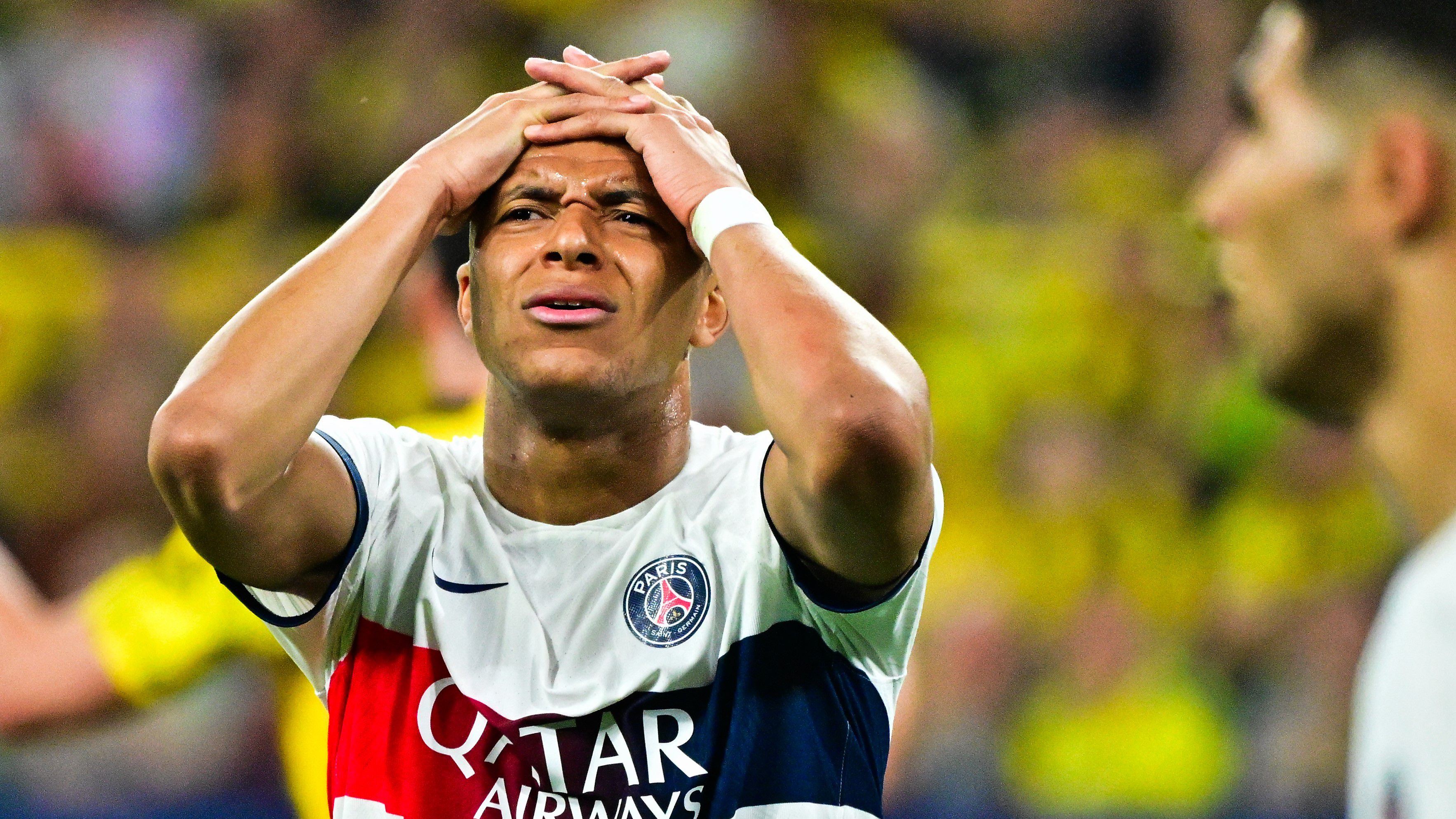 Kylian Mbappé nem tudta bevenni a Borussia Dortmund kapuját...