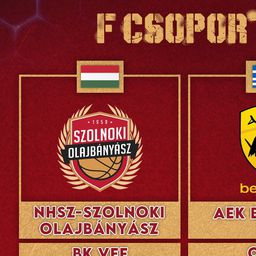 Lett és görög ellenfele is lesz a Szolnoknak a Bajnokok Ligájában