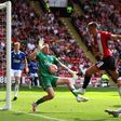 Jordan Pickford a peches öngólja után sokat tett azért, hogy meglegyen az Everton első pontja
