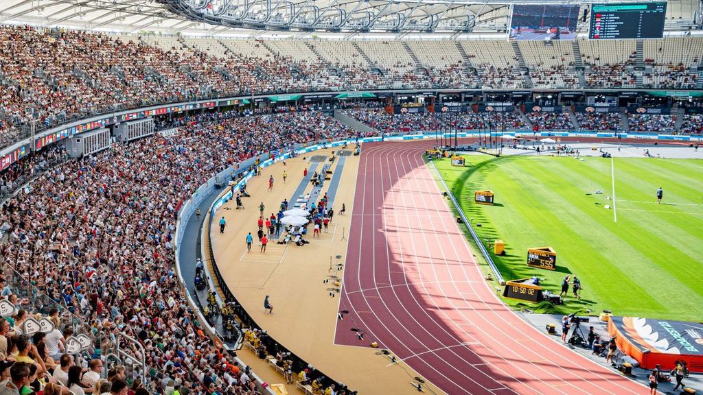 A világbajnokságnak otthont adó Nemzeti Atlétikai Központ (Fotó: World Athletics)