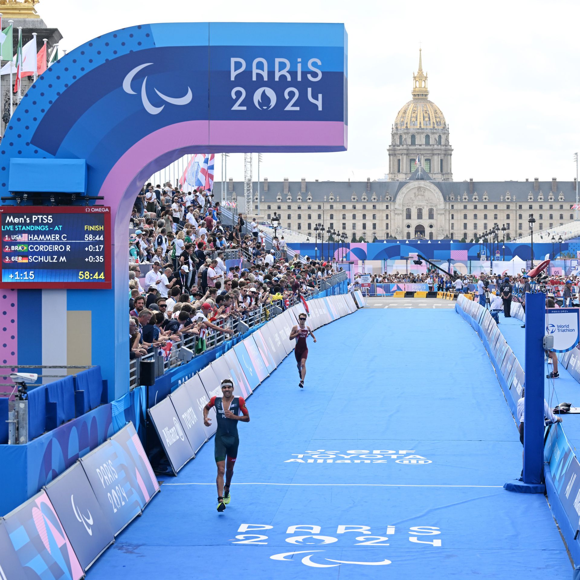 Az eddigi legjobb paralimpiai triatlon eredmény Mocsári Bence ötödik helye (Fotó: Szalmás Péter/MPB)