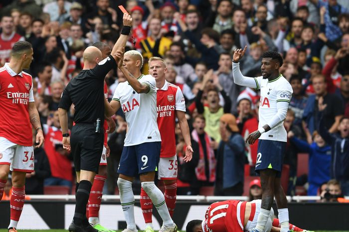 Emerson Royal kiállítása után az Arsenal gyorsan lezárta a meccset