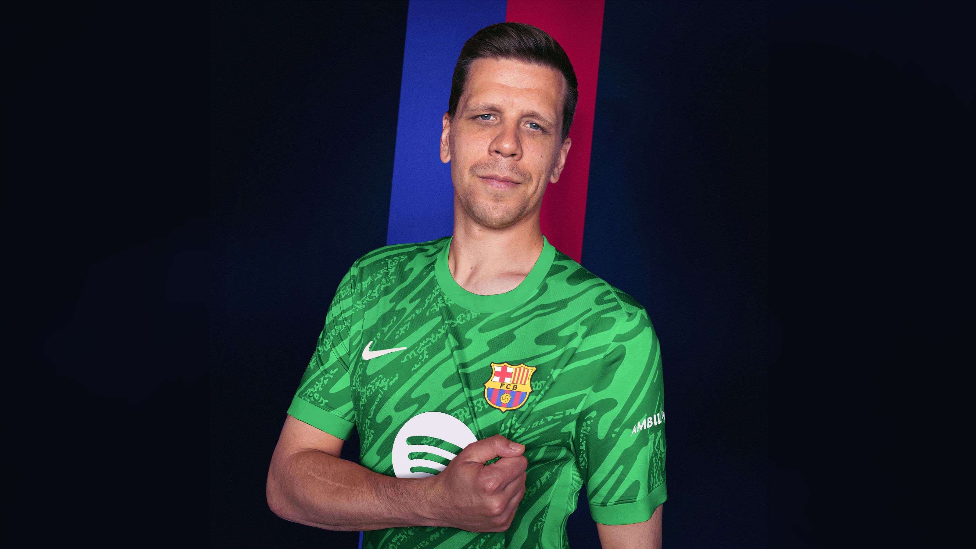 Wojciech Szczesny már a Barcelona mezében (Fotó: fcbarcelona.cat)