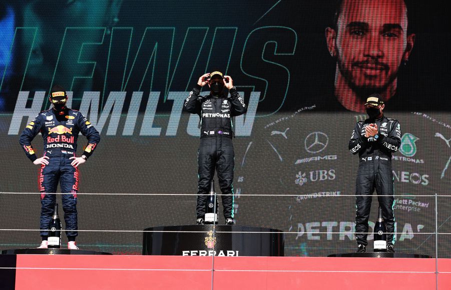 Legutóbb 2021-ben rendeztek Portugáliában Forma-1-es futamot, amit Lewis Hamilton nyert meg (Fotó: Mark Thompson/Getty Images)