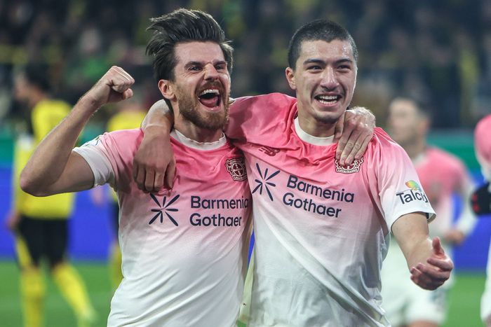 Ibrahim Maza (jobbra) szállította a Leverkusen sikerét