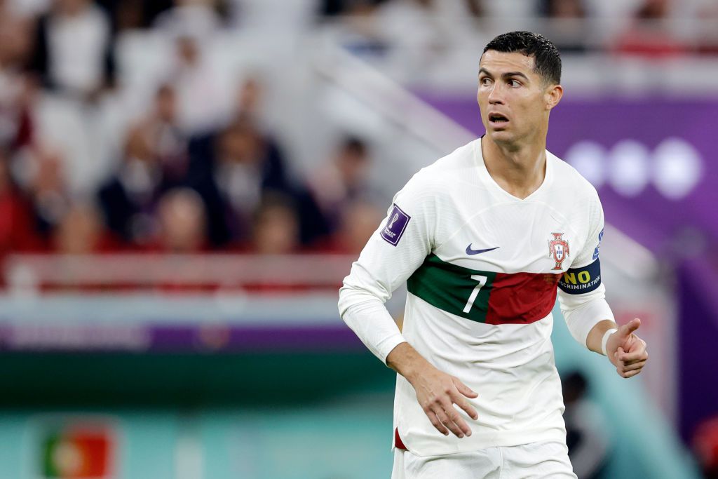 Cristiano Ronaldo megérkezett új csapatához, a szaúdi Al-Nasszrhez (Fotó: Getty Images)